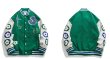 画像6: Sleeve flower embroidery emblem baseball uniform BASEBALL JACKET  blouson  ユニセックス 男女兼用フラワー袖刺繍エンブレムスタジアムジャンパー スタジャン MA-1 ボンバー ジャケット ブルゾン (6)