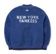 画像7: MLB NY stand collar Eco Sheepskin uniform BASEBALL JACKET  blouson  ユニセックス 男女兼用MLB NYエコファースタンドカラースタジアムジャンパー スタジャン MA-1 ボンバー ジャケット ブルゾン (7)