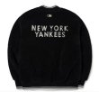 画像6: MLB NY stand collar Eco Sheepskin uniform BASEBALL JACKET  blouson  ユニセックス 男女兼用MLB NYエコファースタンドカラースタジアムジャンパー スタジャン MA-1 ボンバー ジャケット ブルゾン (6)