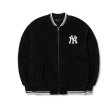 画像12: MLB NY stand collar Eco Sheepskin uniform BASEBALL JACKET  blouson  ユニセックス 男女兼用MLB NYエコファースタンドカラースタジアムジャンパー スタジャン MA-1 ボンバー ジャケット ブルゾン (12)