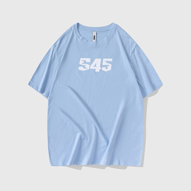 画像7: 545 number logo print t-shirt  ユニセックス男女兼用545ナンバーロゴプリントTシャツ (7)