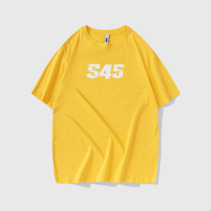 画像6: 545 number logo print t-shirt  ユニセックス男女兼用545ナンバーロゴプリントTシャツ (6)