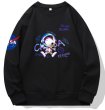 画像1: Unisex Snoopy x NASA Pullover trainer sweater  ユニセックス男女兼用スヌーピー×ナサNASAスウェットプルオーバートレーナー (1)