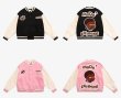 画像10:  MADE extreme hip hop embroidery baseball uniform BASEBALL JACKET  blouson  ユニセックス 男女兼用MADEエクストリームヒップホップスタジアムジャンパー スタジャン MA-1 ボンバー ジャケット ブルゾン (10)