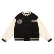 画像7:  MADE extreme hip hop embroidery baseball uniform BASEBALL JACKET  blouson  ユニセックス 男女兼用MADEエクストリームヒップホップスタジアムジャンパー スタジャン MA-1 ボンバー ジャケット ブルゾン (7)