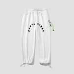 画像7: Unisex alphabet logo embroidery Sweatpants trousers 　ユニセックス男女兼用アルファベットロゴ刺繍 スウェットパンツロングパンツロゴスウェットパンツ (7)