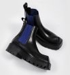 画像9: Men's leather high-top British style square toe Chelsea boots  Martin boots　ユニセックス男女兼用レザーサイドゴアプラットフォームハイカットブーツマーティンブーツ (9)