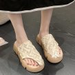 画像6: thick-bottomed casual muffin bottom sandals and slippers　厚底プラットフォームマフィンボトムサンダルスリッパ    (6)