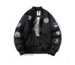 画像11: Air Force NASA Astronaut Jacket BASEBALL JACKET  blouson  ユニセックス 男女兼用エアフォース NASA ナサ 宇宙飛行士エンブレムジャケットスタジアムジャンパー スタジャン MA-1 ボンバー ジャケット ブルゾン (11)