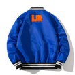 画像5: American Klein blue baseball uniform men's jacket BASEBALL JACKET  blouson  ユニセックス 男女兼用NASA ナサ カラフル刺繍エンブレムジャケットスタジアムジャンパー スタジャン MA-1 ボンバー ジャケット ブルゾン (5)