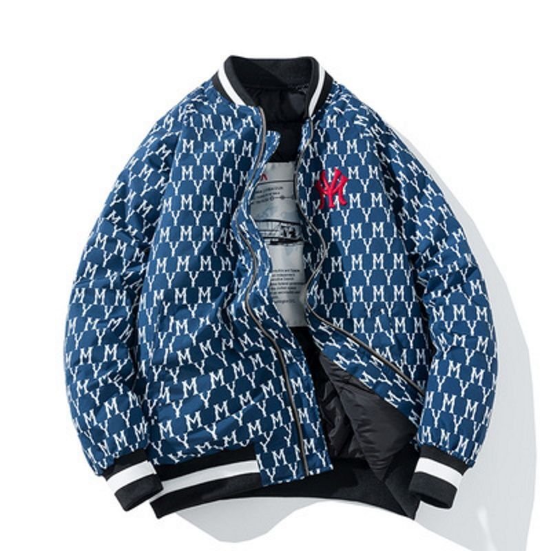 NBA NY ×NASAlogo monogram BASEBALL JACKET blouson ユニ