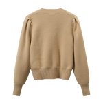 画像14:  V neck heart knit cardigan sweater Knit   V ネックハートニットカーディガンセーター (14)