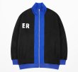 画像4: Bicolor back logo Sports zipper jacket blouson  ユニセックス 男女兼用スタンドカラーバイカラーバックロゴジップアップジャケットブルゾン (4)