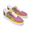 画像3:  Men's  Homer Simpson lace-up leather sneakers　 ユニセックス男女兼用ホーマーシンプソンレースアップレザースニーカーレースアップスニーカーカジュアル シューズ (3)