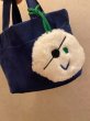 画像8: emo expression cartoon cute casual female handbag tote  bag 　EMOモコモコマスコット付きトートバッグ (8)