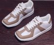 画像4: Women's SQUARE TOE LACE-UP LEATHER SNEAKERS　スクエアトゥレースアップレザースニーカー (4)