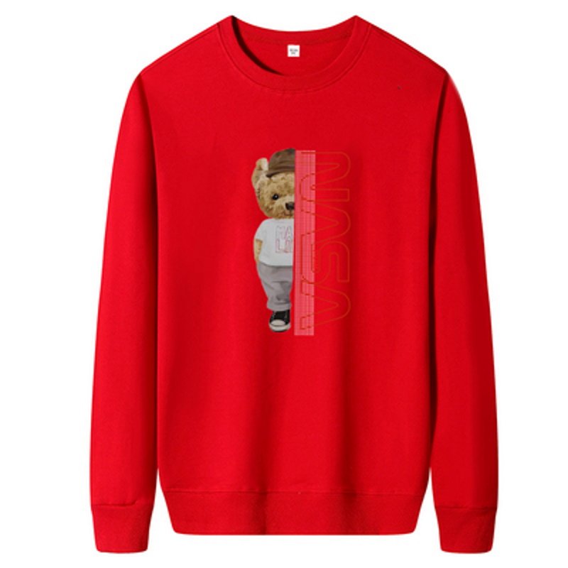 画像5: Half & Half NASA x BearPrint Pullover trainer sweater  ユニセックス男女兼用ハーフ＆ハーフナサ×ベア クマ NASAスウェットプルオーバートレーナー (5)