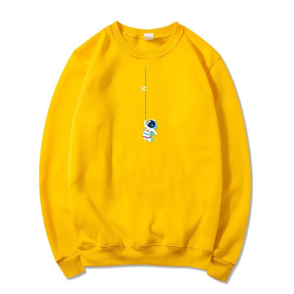 画像6: Dangerous Lifeline x Astronaut Print Pullover trainer sweater  ユニセックス男女兼用デンジャラス×宇宙飛行士スウェットプルオーバートレーナー (6)