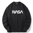 画像1:  NASA LOGO SWEAT Pullover trainer sweater  ユニセックス男女兼用ナサロゴスウェットプルオーバートレーナー (1)