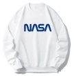 画像2:  NASA LOGO SWEAT Pullover trainer sweater  ユニセックス男女兼用ナサロゴスウェットプルオーバートレーナー (2)