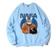 画像6: NASA x Cat Astronaut Sweat trainer sweater  ユニセックス男女兼用ナサ×キャット宇宙飛行士スウェットプルオーバートレーナー (6)