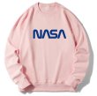 画像5:  NASA LOGO SWEAT Pullover trainer sweater  ユニセックス男女兼用ナサロゴスウェットプルオーバートレーナー (5)