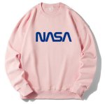 画像5:  NASA LOGO SWEAT Pullover trainer sweater  ユニセックス男女兼用ナサロゴスウェットプルオーバートレーナー (5)