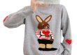 画像5: Rabbit round neck braided sweater pullover Knit   ラビット編み込み丸首ラウンドネック プルオーバーセーター  ウール (5)