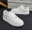 画像4: color matching flat bottom lace-up sneakers 　 ユニセックス男女兼用カラーマッチングフラットボトムレザーレースアップスニーカーカジュアル シューズ (4)