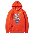 画像14: nasa x astronaut  Hoodie sweater  ユニセックス男女兼用NASA ナサ×宇宙飛行スウェットフーディ パーカー (14)