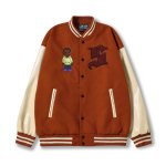 画像4: hip hop boy embroidery jacket BASEBALL JACKET  blouson  ユニセックス 男女兼用ヒップホップボーイ刺繍ジャケットスタジアムジャンパー スタジャン MA-1 ボンバー ジャケット ブルゾン (4)