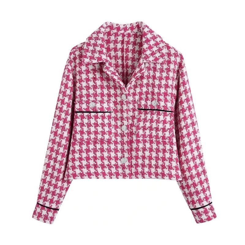 画像1: Women's tweed short jacket　ツイードショート丈ジャケット (1)