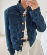 画像2: women's Indigo blue tweed jacket　インディゴブルーツイードジャケット (2)