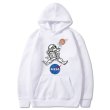 画像4: nasa x astronaut  Hoodie sweater  ユニセックス男女兼用NASA ナサ×宇宙飛行スウェットフーディ パーカー (4)