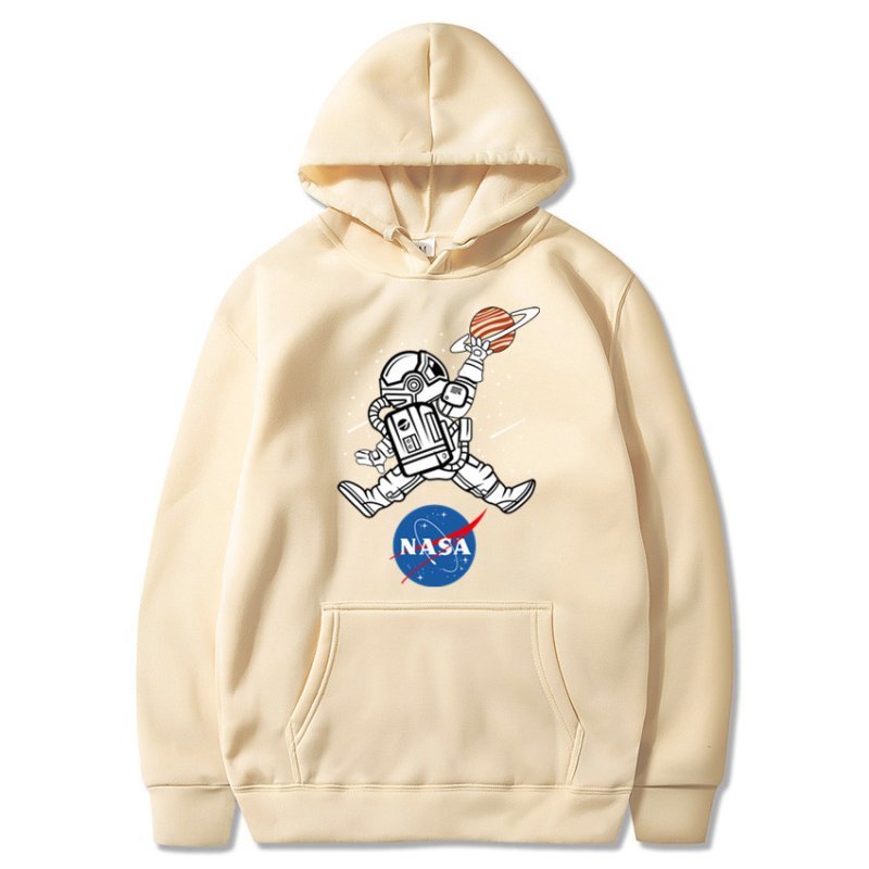 画像9: nasa x astronaut  Hoodie sweater  ユニセックス男女兼用NASA ナサ×宇宙飛行スウェットフーディ パーカー (9)