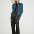 画像10: women's Indigo blue tweed jacket　インディゴブルーツイードジャケット (10)