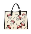 画像1: Minnie Mouse canvas tote shopping bag ミニーマウス キャンバス トート ショッピング バッグ　 (1)