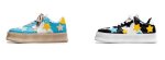 画像3: STAR EMBLEM LACE-UP LEATHER SNEAKERS  ユニセックス男女兼用スター星エンブレムレザーレースアップスニーカーカジュアル シューズ (3)