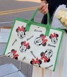 画像3: Minnie Mouse canvas tote shopping bag ミニーマウス キャンバス トート ショッピング バッグ　 (3)
