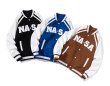 画像4: NASA joint embroidery jacket BASEBALL JACKET  blouson  ユニセックス 男女兼用NASAナサ刺繍ジャケットスタジアムジャンパー スタジャン MA-1 ボンバー ジャケット ブルゾン (4)