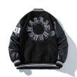 画像11: NASA×circle logo embroidery jacket BASEBALL JACKET  blouson  ユニセックス 男女兼用NASAナサ×サークルロゴジャケットスタジアムジャンパー スタジャン MA-1 ボンバー ジャケット ブルゾン (11)