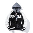 画像6: NASA joint embroidery jacket BASEBALL JACKET  blouson  ユニセックス 男女兼用NASAナサ刺繍ジャケットスタジアムジャンパー スタジャン MA-1 ボンバー ジャケット ブルゾン (6)