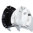 画像8: NASA×circle logo embroidery jacket BASEBALL JACKET  blouson  ユニセックス 男女兼用NASAナサ×サークルロゴジャケットスタジアムジャンパー スタジャン MA-1 ボンバー ジャケット ブルゾン (8)