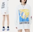 画像9: creative printing loose round neck sweater trainer  ユニセックス男女兼用エクストリーム ラウンドネックスウェットプルオーバートレーナー (9)