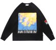 画像11: creative printing loose round neck sweater trainer  ユニセックス男女兼用エクストリーム ラウンドネックスウェットプルオーバートレーナー (11)