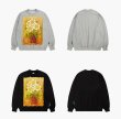 画像8: Oil painting sunflower round neck sweater trainer  ユニセックス男女兼用ひまわりオイルペインティング ラウンドネックスウェットプルオーバートレーナー (8)