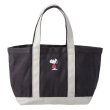 画像3: snoopy canvas tote shoulder Eco bag　スヌーピーキャンバスショルダートートエコバッグ (3)