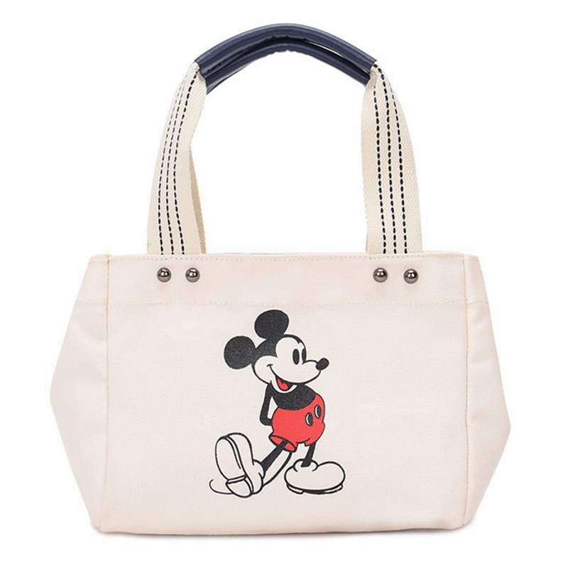 画像2: Donald Duck  Mickey Mouse canvas tote shoulder Eco bag　ドナルドダック＆ミッキーマウスキャンバスショルダートートエコバッグ (2)