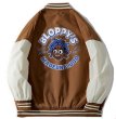 画像3: hip hop boy baseball uniform jacket BASEBALL JACKET  blouson windbreaker　 ユニセックス 男女兼用ヒップホップボーイジャケットスタジアムジャンパー スタジャン MA-1 ボンバー ジャケット ブルゾン (3)