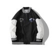 画像7: hip hop boy baseball uniform jacket BASEBALL JACKET  blouson windbreaker　 ユニセックス 男女兼用ヒップホップボーイジャケットスタジアムジャンパー スタジャン MA-1 ボンバー ジャケット ブルゾン (7)